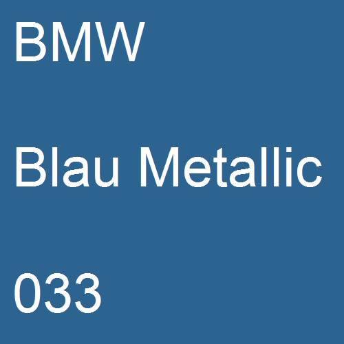 BMW, Blau Metallic, 033.